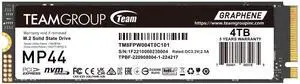 TEAMGROUP MP44 4TB SLC Cache Gen4x4 M.2 2280 PCIe 4.0 with NVMe Laptop, Desktop SSD Solid State Drive R/W Speed up to 7000/6000MB/s TM8FPW004T0C101