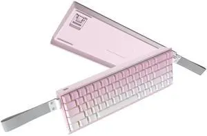 IROK Mer68 Wired 68 Keys, Magnetic Switch Mechanical Keyboard, 8KHZ Polling Rate/Latency As 0.125MS/256KHZ Single Key Scan Rate/ARGB/, Hot Swappable Gaming Keyboard(Pink)