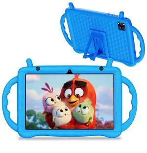 Semeakoko Kids Tablet 10 inch Android 14 with Shockproof Handle Cace, Octa-Core 10GB+64GB, 1280 x 800 HD Display, Parental Controls, 6000mAh Battery, WiFi, BT 5.0, Gift for Boy Girl