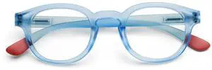 B + D Reading glasses - Brand Blue Ban Readers - Material Frame and temple: PC - Temples with flex - Blue Light filter lenses - Ligth Blue Color - +1.00