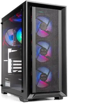 Evounic High-Performance ARGB Gaming PC  i5-11th GEN up to 4.4GHz, GTX 1080 Ti 11GB, 32GB DDR4 RAM, 1TB NVMe SSD, 650W PSU, Wi-Fi 6, Bluetooth 5.2, 6× ARGB Cooling Fans, Windows 11 Pro Desktop
