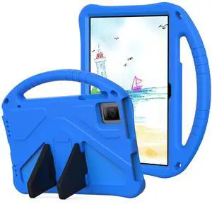 Tading Kids Case for Revvl Tab 5g Tablet Case, Children Friendly EVA Foam Protective Stand Handle Cover for T-Mobile REVVL Tab 5G (2023) 10.36 Inch Tablet - Blue