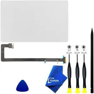 iPartsleader A3240 Trackpad Replacement for MacBook Air (Retina,13-inch,M4,2025) Force Touch Touchpad with Cable 661-50124 821-04848-A EMC 8781 (Not fit to A2681) (Silver)