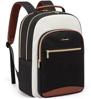 LOVEVOOK Laptop Backpack for Women, 15.6 Inch Work Business Backpack Purse for Teacher, Waterproof Nurse Bag College Bookbag for School, Casual Personal Item Travel Bag College Daypack