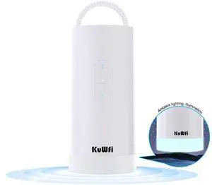 KuWFi Unlocked 4G+ LTE CAT6 Outdoor Mobile WiFi Hotspot, Dual-Band Portable Router with 10000mAh Battery for RV, Boat, Camping & Fishing, Support T-Mobile AT&T