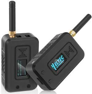 2 Set ESP32 Lo Ra V3 Module Board with 915 MHz Antenna + 3000mAh Battery + Case - Integrated WiFi Blue Tooth SX1262 CP2102 0.96 OLED Display Type C for Ar duino Lo ra Mesh Tastic IoT (N35, Black)