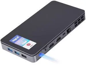 MeLE Mini PC Overclock 3C N5095 8GB RAM 256GB Windows 11 Pro, Dual 4K HDMI, All- in-one USB-C, Wi-Fi 6, Gigabit Ethernet, BT5.2, Compact Mini Desktop Computer for Astrophotography, IoT, and Linux