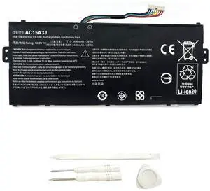 Uniwings AC15A3J AC15A8J New Laptop Battery Replacement for Acer Chromebook 11 CB3-131 Series,Chromebook R11 CB5-132T Series,Chromebook C738T Series