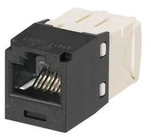 Panduit - CJ688TGBL-24 - 1-port Mod Jack Idc 8w8p Utp T568a/b Cat6 Ip5 Mini-com Giga-tx Black 24/pk