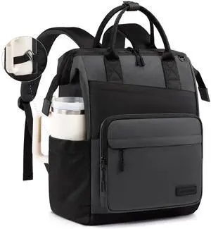 LOVEVOOK Laptop Backpack for Women, 15.6 Inch Travel Backpack for Work College Business, Water Resistant Teacher Nurse Bag with Large Capacity, School Bookbag Bags Cute Daypack for Woman Girls