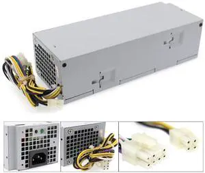 Upgraded 240W 3650 Power Supply Replacement for Dell Optiplex 3650 7040 3040 3656 5040 (SFF)B240NM-00 HU240AM-00 AC240EM-00 P/N: 4GTN5 4R1KT D7GX8 HGRMH 2P1RD H62JR 3RK5T 6WX7D 0M1C3(8+4PIN Connector)