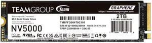 TEAMGROUP NV5000 2TB SLC Cache NVMe PCIe Gen4x4 M.2 2280 Laptop, Desktop SSD Read/Write Speed up to 5000 / 3000MB/s TM8FGM002T0C101