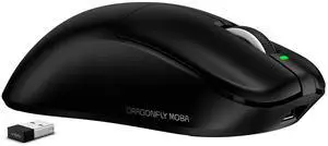 VGN F1 Wireless Gaming Mouse, 26,000 DPI, High Precision, 55g Lightweight, 4K Polling Rate, 200-Hour Battery Life, 6 Programmable Buttons, USB-C Charging, for PC/Mac/Laptop, Classic Black