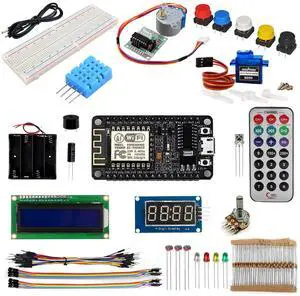 OSOYOO ESP8266 NodeMCU IOT Starter kit with ESP-12E Development Board Open Source Serial Module