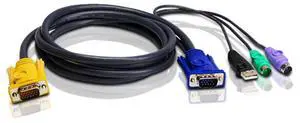 ATEN 2L-5303UP 10 FT PS/2-USB KVM Cable for KVM Switch