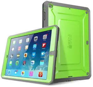 SUPCASE for iPad Air 1st Generation Case with Screen Protector, [Military-Grade Protection] [Anti-Scratch] Heavy Duty Full-Body Rugged Protective Tablet Case Cover for Apple iPad Air 1 9.7 Inch, Green