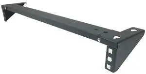 Jingchengmei 2 Pack of 1U Lightweight Foldable 19 Inch Steel Vertical Rack and Wall Mountable Server Rack Mount (2)