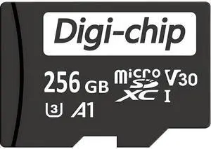 Digi-Chip 256GB Micro SD Memory Card for Nextbase Dash Cam 322GW, 422GW, 522GW, 622GW, IQ1k, IQ2K, IQ 4K in Car Dash Camera Memory Card MicroSD