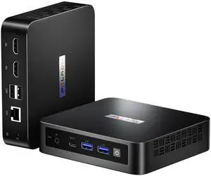 PELADN Mini PC,Twin Lake N150(Upgraded N100),16GB DDR4/512GB SSD,Type-C/Dual HD,Mini Desktop Computer,WiFi5 4K/60Hz Triple-Display USB3.2/BT4.2 Mini Computers for Home Business