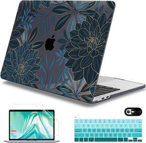 Hard Shell Case For MacBook Pro 13 Inch (2022-2016) – Slim Plastic Cover & Keyboard Skin, Various Designs