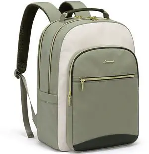 LOVEVOOK Laptop Backpack for Women, 15.6 Inch Work Business Backpack Purse for Teacher, Waterproof Nurse Bag College Bookbag for School, Casual Personal Item Travel Bag College Daypack