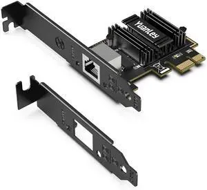 5Gb PCIe Network Card, YuanLey 5G Base-T PCI Express Ethernet Adapter with RTL8126, Support WOL, 5G/2.5G/1G/100Mbps NIC Card RJ45 Port for PC Windows/Linux OS