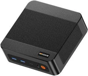 BOSGAME P6 Ryzen 9 6900HX Mini Desktop PC, 32GB LPDDR5 6400MHz, 1TB NVme 2280 SSD(Dual SSD Slot), Dual LAN, WI-FI 6E, BT 5.3, Office, Gaming Desktop, Zoom, Gaming Computers