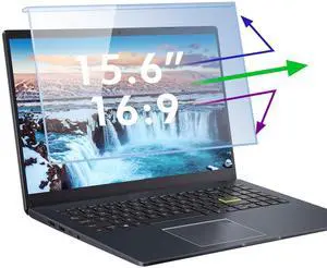 15.6 Inch Blue Light Screen Protector Panel, Eye Protection Anti-Scratch Blue Light Screen Filter for 15.6" with 16:9 Aspect Ratio Laptop, HD Not Anti-Glare