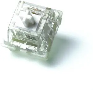 IKASAYA KTT White Kang V3 Switches 45g Pre-Lubed 5 Pin Linear Keyboard Switches for MX Mechanical Keyboard (70 pcs)