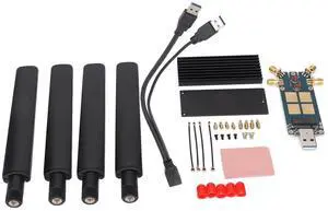 M.2 to USB 5G Adapter, Aluminum Alloy Heatsink 4 Antenna M.2 to USB Adapter with SIM Card Slot, for Win Computers, for RPI 4B 3B+, for IO Base A B Motherboard