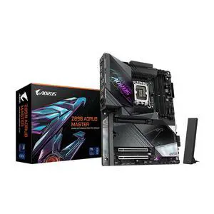 GIGABYTE Z890 AORUS Master Intel Core Ultra (Series 2) LGA 1851 Motherboard, ATX, DDR5, 5X M.2, PCIe 5.0, Thunderbolt 4, WIFI7, 10GbE LAN, EZ-Latch GIGABYTE Z890 AORUS Master Intel Core Ultra (Series 2) LGA 1851 Motherboard, ATX, DDR5, 5X M.2, PCIe 5.0, Thunderbolt 4, WIFI7, 10GbE LAN, EZ-Latch