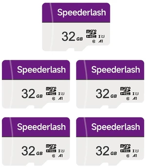 Speederlash Memory Card 32GB 5 Pack, Blank Digital Storage Media, Electronic Memories Speederlash Memory Card 32GB 5 Pack, Blank Digital Storage Media, Electronic Memories