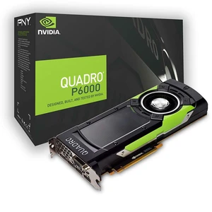 PNY NVIDIA Quadro P6000 VCQP6000-PB 24GB 384-bit GDDR5X PCI Video Cards PNY NVIDIA Quadro P6000 VCQP6000-PB 24GB 384-bit GDDR5X PCI Video Cards