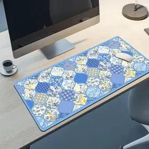 BrilliStar Desk Mat Abstract Black Floral Mouse Pad Big Desk Pad Anti-Slip Large Mouse Pads Cute Mouse Pad for Keyboard Office Home 35.4 x 15.7 inches BrilliStar Desk Mat Abstract Black Floral Mouse Pad Big Desk Pad Anti-Slip Large Mouse Pads Cute Mouse Pad for Keyboard Office Home 35.4 x 15.7 inches