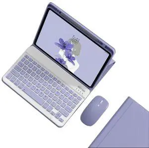 KMXDD Keyboard Case Mouse Compatible with iPad Air 13 inch (M3/M2)/ iPad Pro 12.9" (6th/5th/4th/3rd Generation) Case with Cute Color Keys Removable Keyboard,Purple KMXDD Keyboard Case Mouse Compatible with iPad Air 13 inch (M3/M2)/ iPad Pro 12.9" (6th/5th/4th/3rd Generation) Case with Cute Color Keys Removable Keyboard,Purple