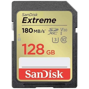 SANDISK - Cards Extreme Plus 128GB SDHC Memory Card 190MB/S 90MB/S UHS-I Class SANDISK - Cards Extreme Plus 128GB SDHC Memory Card 190MB/S 90MB/S UHS-I Class