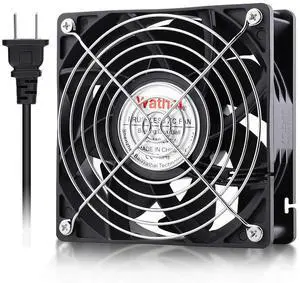 Wathai EC Industrial Case Fan 120mm x 38mm Ball Bearing 116 CFM AC 110V 115V 120V 220V 240V Brushless Cooling Fan 120x120x38mm Wathai EC Industrial Case Fan 120mm x 38mm Ball Bearing 116 CFM AC 110V 115V 120V 220V 240V Brushless Cooling Fan 120x120x38mm