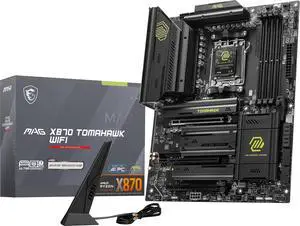 MSI MAG X870 Tomahawk WiFi Gaming Motherboard (AMD Ryzen 9000/8000/7000 Series Processors, AM5, DDR5, PCIe 5.0, M.2 Gen5, SATA 6Gb/s, USB 40Gbps, HDMI/DP, Wi-Fi 7, Bluetooth 5.4, 5Gbps LAN, ATX) MSI MAG X870 Tomahawk WiFi Gaming Motherboard (AMD Ryzen 9000/8000/7000 Series Processors, AM5, DDR5, PCIe 5.0, M.2 Gen5, SATA 6Gb/s, USB 40Gbps, HDMI/DP, Wi-Fi 7, Bluetooth 5.4, 5Gbps LAN, ATX)