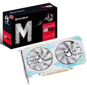 maxsun AMD Radeon RX 580 8GB 2048SP GDDR5 Computer Video Graphics Card GPU for PC Gaming 256-Bit DirectX 12 DVI, HDMI, DisplayPort Multi Monitors Extend (White) maxsun AMD Radeon RX 580 8GB 2048SP GDDR5 Computer Video Graphics Card GPU for PC Gaming 256-Bit DirectX 12 DVI, HDMI, DisplayPort Multi Monitors Extend (White)