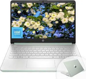HP 14" HD Student Business Laptop, Intel Quad-Core N150, 8GB RAM, 192GB Storage, (128GB UFS+64GB SD Card), 1 Year Office 365, Webcam, HDMI, Bluetooth, WiFi 6, Win 11 Pro, Slim Design, Willow Gree HP 14" HD Student Business Laptop, Intel Quad-Core N150, 8GB RAM, 192GB Storage, (128GB UFS+64GB SD Card), 1 Year Office 365, Webcam, HDMI, Bluetooth, WiFi 6, Win 11 Pro, Slim Design, Willow Gree