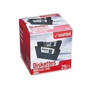 3.5" Floppy Diskettes, IBM-Formatted, DS/HD, 25/Pack 3.5" Floppy Diskettes, IBM-Formatted, DS/HD, 25/Pack