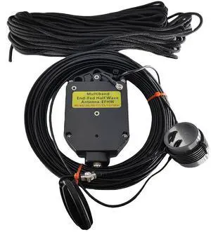 JYR8010-150W End Fed Half Wave Antenna for Ham Radio 8 Band 10m 12m 15m 17m 20m 30m 40m 80m Long Wire Antenna, 1:64 Balun No Tuning Great for POTA/SOTA JYR8010-150W End Fed Half Wave Antenna for Ham Radio 8 Band 10m 12m 15m 17m 20m 30m 40m 80m Long Wire Antenna, 1:64 Balun No Tuning Great for POTA/SOTA