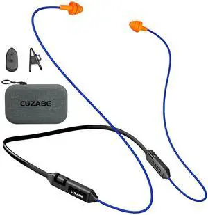 Cuzabe Bluetooth Earplug Headphones, 29dB Noise Reduction Earbuds for Work, Neckband Wireless Earplugs Earphones with 30 Hour Battery, IPX5 Sweatproof, OSHA Compliant for Industrial Safety Cuzabe Bluetooth Earplug Headphones, 29dB Noise Reduction Earbuds for Work, Neckband Wireless Earplugs Earphones with 30 Hour Battery, IPX5 Sweatproof, OSHA Compliant for Industrial Safety
