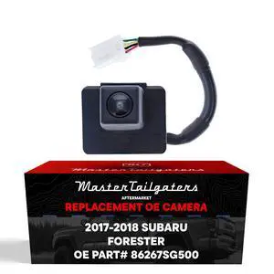 Master Tailgaters Replacement for Subaru Forester (2017-2018) Backup Camera OE Part # 86267SG500 Master Tailgaters Replacement for Subaru Forester (2017-2018) Backup Camera OE Part # 86267SG500