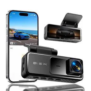 4K Dash Cam with Built-in WiFi, Front Car Camera, APP Control, Night Vision, 24H Parking Monitor, 170 Wide Angle, G-Sensor, Loop Recording, WDR(A19) 4K Dash Cam with Built-in WiFi, Front Car Camera, APP Control, Night Vision, 24H Parking Monitor, 170 Wide Angle, G-Sensor, Loop Recording, WDR(A19)