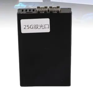 25G Thunderbolt Network Card,Aluminum Alloy 25Gbps Adapter, Plug and Play for/forWin/for Ubuntu, No External Power Required, Triple OS Compatibility (Dual Port) 25G Thunderbolt Network Card,Aluminum Alloy 25Gbps Adapter, Plug and Play for/forWin/for Ubuntu, No External Power Required, Triple OS Compatibility (Dual Port)