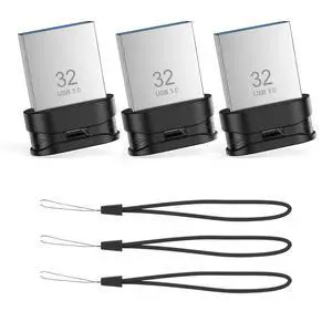 Mini USB 3.0 Flash Drive 32GB 3 Pack, Ultra Small Thumb Drive, Portable Waterproof USB Stick with Lanyard Hole, Plug and Play for Laptop PC Smart TV Car Mini USB 3.0 Flash Drive 32GB 3 Pack, Ultra Small Thumb Drive, Portable Waterproof USB Stick with Lanyard Hole, Plug and Play for Laptop PC Smart TV Car