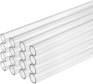 Dracaena.io 16-Pack PETG Hard Tubing 16mm OD 12mm ID, 430mm, Transparent Dracaena.io 16-Pack PETG Hard Tubing 16mm OD 12mm ID, 430mm, Transparent