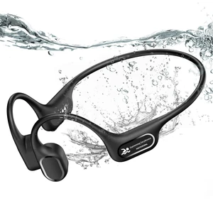 RR SPORTS IP68 Waterproof Swimming Headphones, Bone Conduction Bluetooth 6.0 Headphones, Built-in 32GB MP3 Player, Soft Lightweight Open-Ear Design for Swimming Marathons Showers Cycling(Black RR SPORTS IP68 Waterproof Swimming Headphones, Bone Conduction Bluetooth 6.0 Headphones, Built-in 32GB MP3 Player, Soft Lightweight Open-Ear Design for Swimming Marathons Showers Cycling(Black