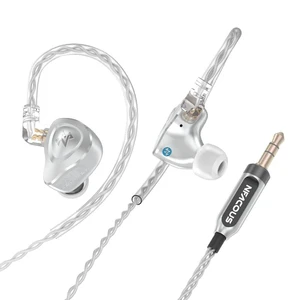 NFACOUS NM25 in Ear Earphone Earbuds,Wired Studio Monitoring,for Musicians,Vocalists & Audio Engineers,All Metal Casing with Detailed Sound&Sound Isolating,1DD, Durable Detachable 2pin Cable NFACOUS NM25 in Ear Earphone Earbuds,Wired Studio Monitoring,for Musicians,Vocalists & Audio Engineers,All Metal Casing with Detailed Sound&Sound Isolating,1DD, Durable Detachable 2pin Cable